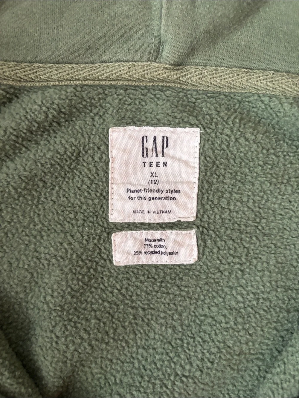 GAP cozy zip